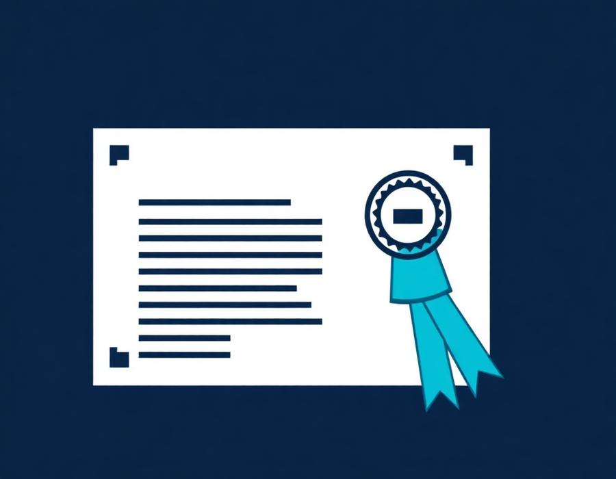 Certified legal document with an official seal